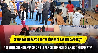 Afyonkarahisar'da 10.756 Öğrenci Taramadan Geçti