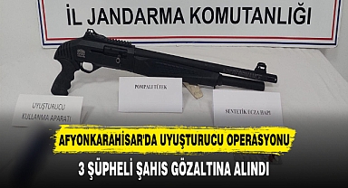 AFYONKARAHİSAR'DA UYUŞTURUCU OPERASYONU
