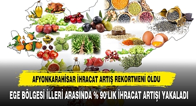 Afyonkarahisar İhracat Artış Rekortmeni Oldu