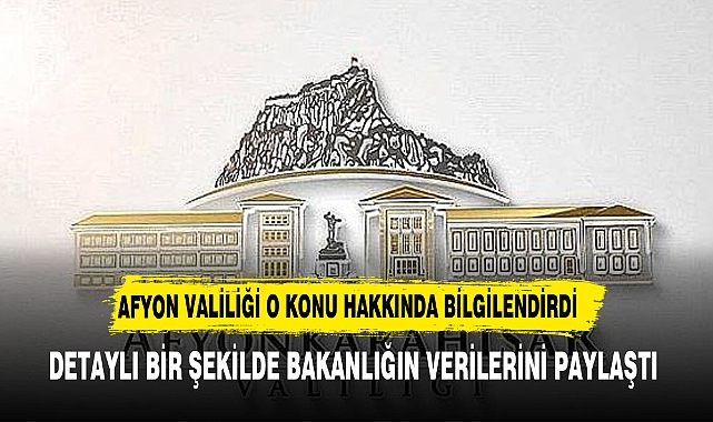 AFYONKARAHİSAR VALİLİĞİNDEN ANLAMLI PAYLAŞIM