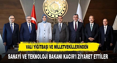 Afyonkarahisar Valisi ve Milletvekillerinden Sanayi ve Teknoloji Bakanı'na Ziyaret