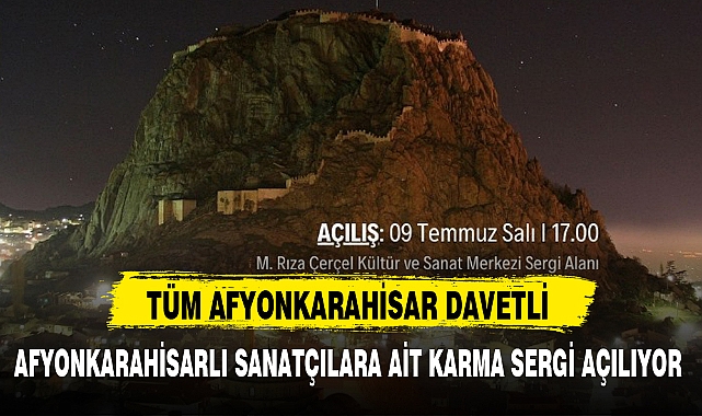 AFYONKARAHİSARLI SANATÇILARA AİT KARMA SERGİ AÇILIYOR