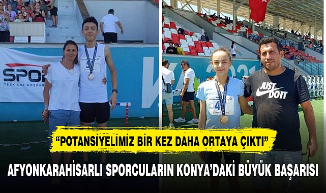 AFYONKARAHİSARLI SPORCULARIN KONYA'DAKİ BÜYÜK BAŞARISI