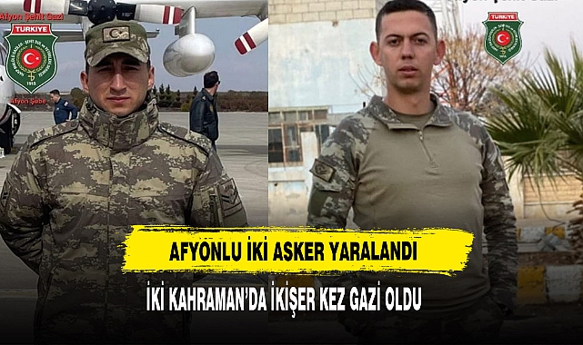 Afyonlu İki Asker Yaralandı
