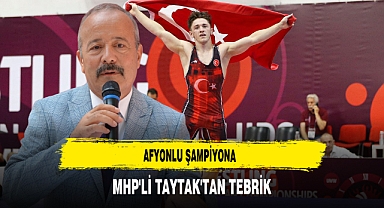 Afyonlu Şampiyona MHP'li Taytak'tan Tebrik