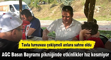 AGC Basın Bayramı pikniğinde etkinlikler hız kesmiyor