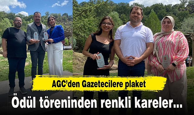 AGC'den Gazetecilere plaket