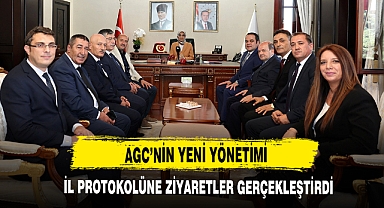 AGC'nin Yeni Yönetimi İl Protokolüne Ziyaretler Gerçekleştirdi