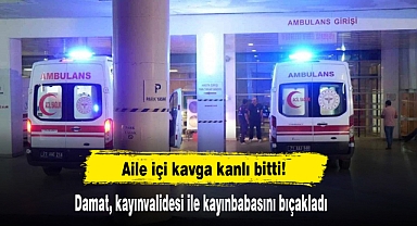 Aile içi kavga kanlı bitti!