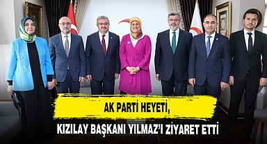 Ak Parti Heyeti, Kızılay Başkanı Yılmaz’ı Ziyaret Etti
