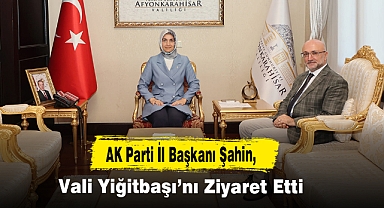 AK Parti İl Başkanı Şahin, Vali Yiğitbaşı'nı Ziyaret Etti