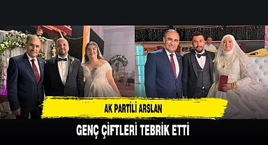 AK Partili Arslan Genç Çiftleri Tebrik Etti