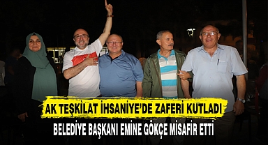 AK TEŞKİLAT İHSANİYE’DE ZAFERİ KUTLADI