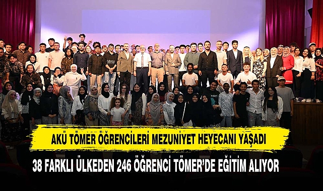 AKÜ TÖMER Öğrencileri Mezuniyet Heyecanı Yaşadı