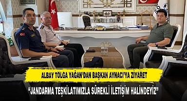 Albay Tolga Yağan’dan Başkan Aynacı’ya Ziyaret