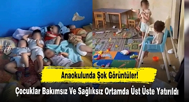 Anaokulunda Şok Görüntüler!