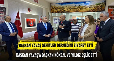 ANKARA BÜYÜKŞEHİR BELEDİYE BAŞKANI YAVAŞ  BAŞKAN KÖKSAL İLE BİRLİKTE  ŞEHİTLER VE GAZİLER DERNEĞİNİ ZİYARET ETTİ