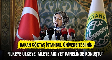 BAKAN GÖKTAŞ 15 TEMMUZ PANELİNDE SÖZ ALDI