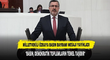 "Basın, Demokratik Toplumların Temel Taşıdır"