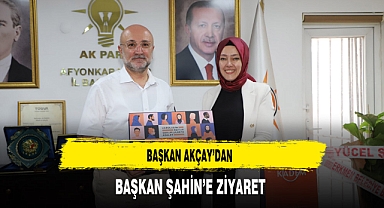 Başkan Akçay'dan Başkan Şahin'e Ziyaret