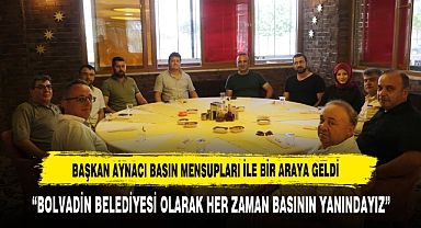 Başkan Aynacı Basın Mensupları İle Bir Araya Geldi