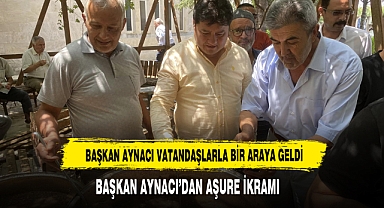 BAŞKAN AYNACI VATANDAŞLARLA BİR ARAYA GELDİ