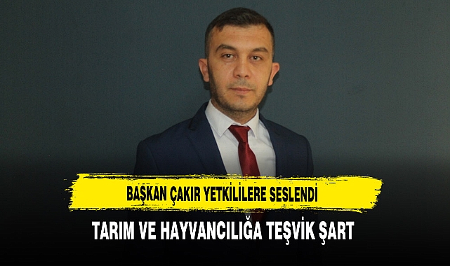 Başkan Çakır Yetkililere Seslendi Teşvik Şart Dedi