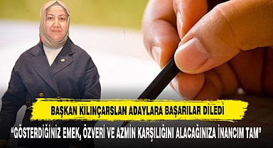Başkan Kılınçarslan KPPS Adaylarına Başarılar Diledi