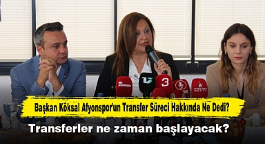 Başkan Köksal Afyonspor'un Transfer Süreci Hakkında Ne Dedi? Transferler ne zaman başlayacak?