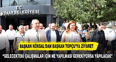 BAŞKAN KÖKSAL'DAN BAŞKAN TOPÇU'YA TAM DESTEK