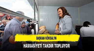 Başkan Köksal'ın Hassasiyeti Takdir Topluyor