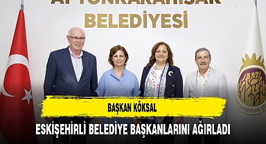 Başkan Köksal Eskişehirli Belediye Başkanlarını Ağırladı