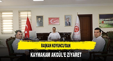 Başkan Koyuncu’dan Kaymakam Akgül’e Ziyaret