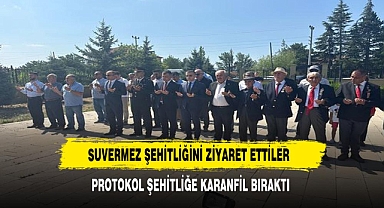 BAŞKAN KOYUNCU VE PROTOKOL 15 TEMMUZ KAPSAMINDA ŞEHİTLİĞİ ZİYARET ETTİ