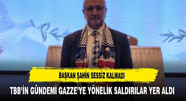 Başkan Şahin Sessiz Kalmadı TBB’in Gündemi Gazze’ye Yönelik Saldırılar Yer Aldı