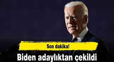 Biden adaylıktan çekildi