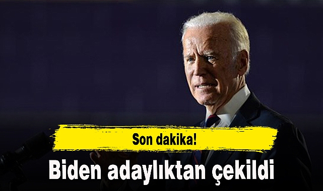 Biden adaylıktan çekildi