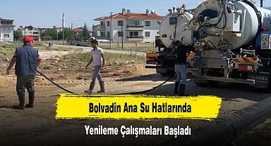 Bolvadin Ana Su Hatlarında Yenileme Çalışmaları Başladı