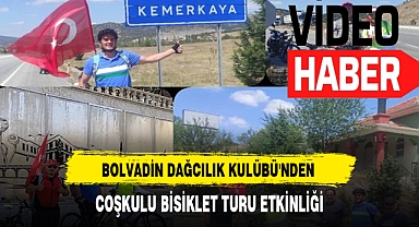 BOLVADİN DAĞCILIK KULÜBÜ'NDEN COŞKULU BİSİKLET TURU ETKİNLİĞİ