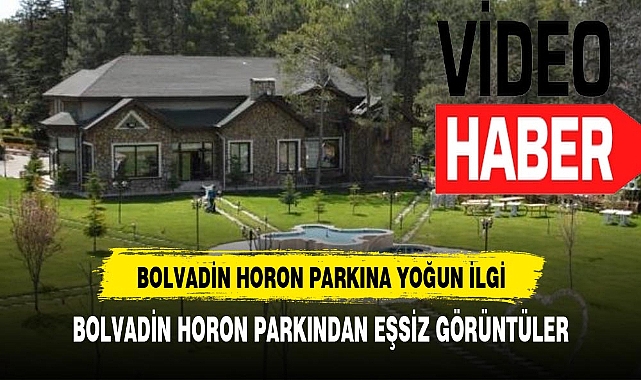 BOLVADİN HORON PARKINDAN EŞSİZ GÖRÜNTÜLER