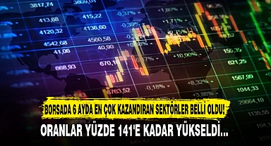 BORSADA 6 AYDA EN ÇOK KAZANDIRAN SEKTÖRLER BELLİ OLDU!