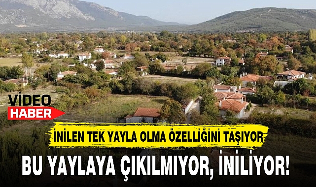 BU YAYLAYA ÇIKILMIYOR, İNİLİYOR!