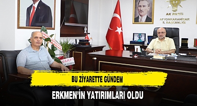 Bu Ziyarette Gündem Erkmen'in Yatırımları Oldu