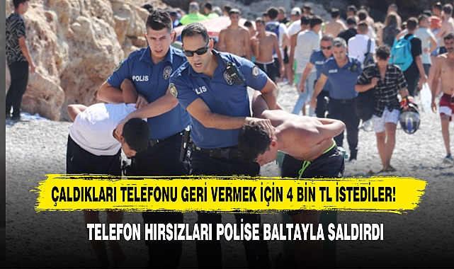 Çaldıkları Telefonu Geri Vermek İçin 4 Bin Tl İstediler!  