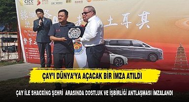ÇAY İLÇESİ İLE SHAOXING ARASINDA DOSTLUK ANTLAŞMASI