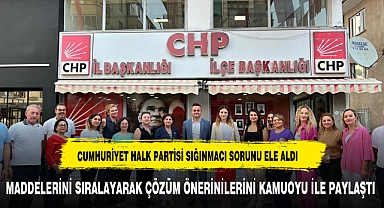 CHP Afyonkarahisar İl Başkanlığı'ndan Sığınmacı Sorununa Dair Açıklama