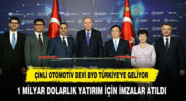 Çinli Otomotiv Devi BYD Türkiye'ye Geliyor