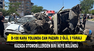 D-100 Kara Yolunda Can Pazarı: 2 Ölü, 3 Yaralı