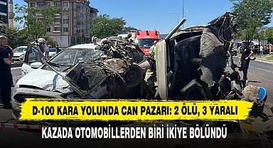 D-100 Kara Yolunda Can Pazarı: 2 Ölü, 3 Yaralı
