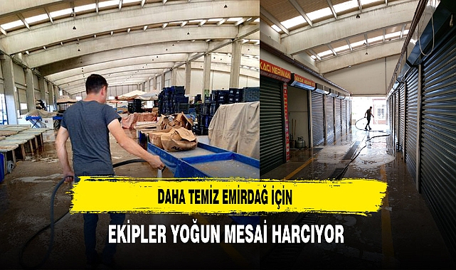 Daha Temiz Emirdağ İçin Ekipler Yoğun Mesai Harcıyor